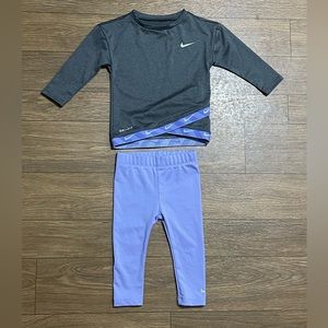 💜 3/$15  Nike infant matching set 💜